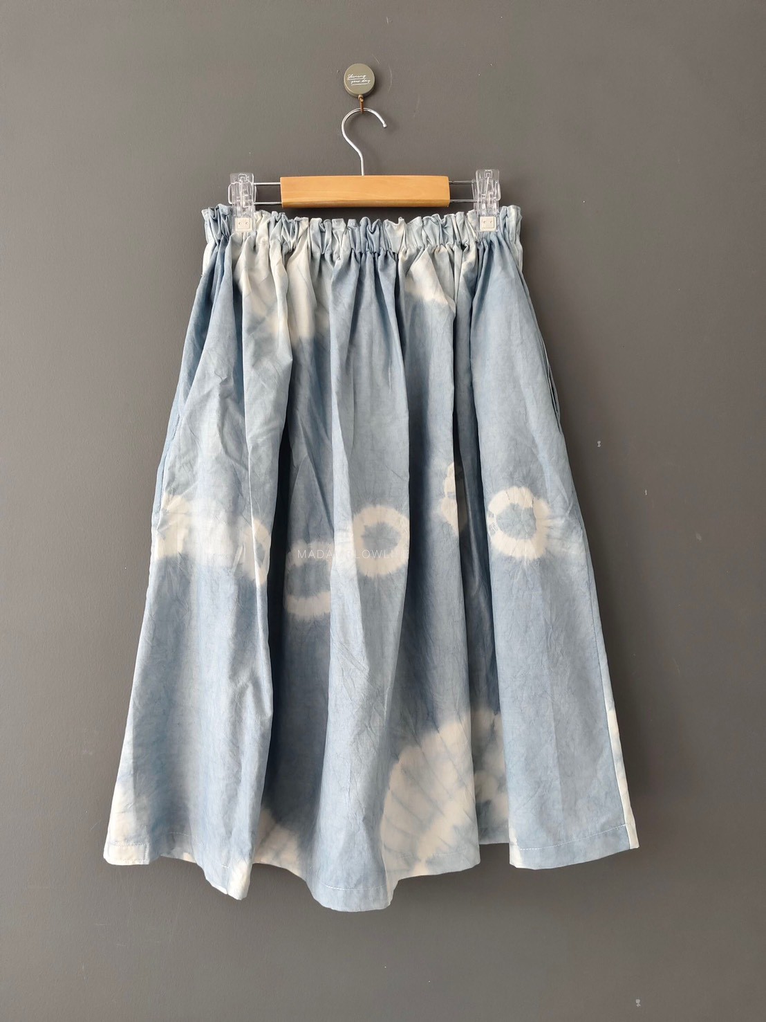 กระโปรงเจ้าหญิง Size : F มัดย้อมสีธรรมชาติ มี 3 สี