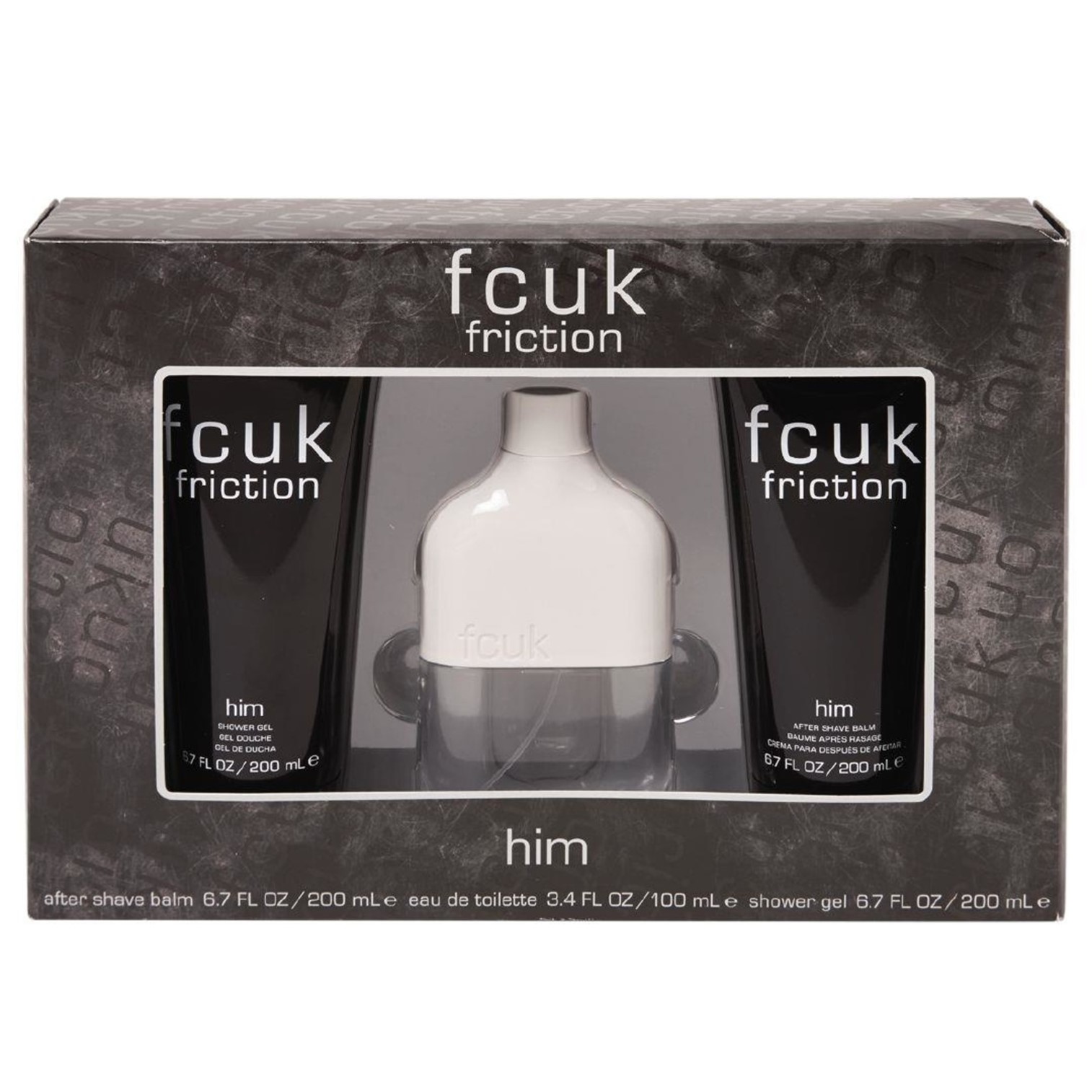 FCUK Friction Him Eau De Toilette 100ml Special Gift Set เซ็ตน้ำหอมสำหรับผู้ชายในบ็อกซ์เซ็ตสุดพิเศษสินค้านำเข้ารับประกันลิขสิทธิ์แท้จากออสเตรเลียพร้อมส่ง