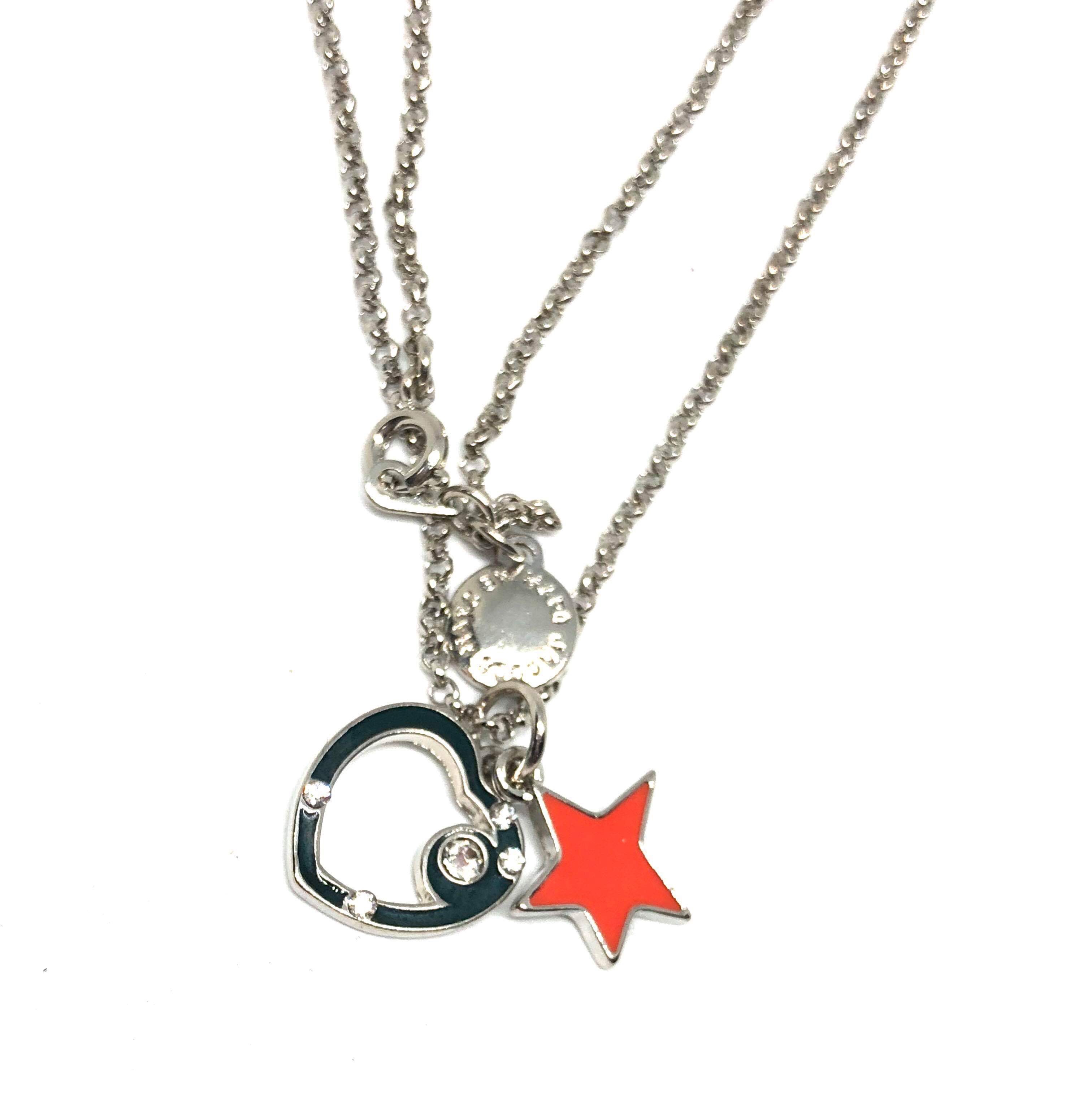 Marc Jacobs Heart Star Crystals Necklace