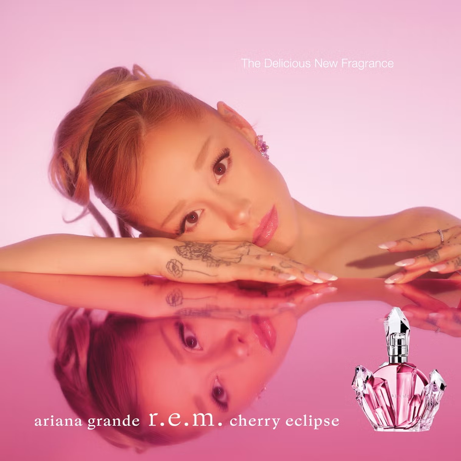 Ariana Grande R.E.M. Cherry Eclipse EAU DE Parfum Spray 100ML น้ำหอมผู้หญิงกลิ่นใหม่จากนักร้องสาวอาเรียน่าเกรนเดสินค้านำเข้ารับประกันลิขสิทธิ์ของแท้พร้อมส่ง