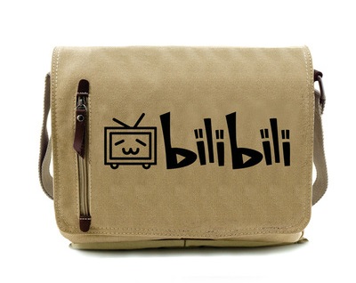 กระเป๋าสะพายผ้าใบ ลาย Bilibili