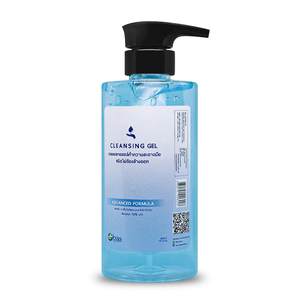 เจลล้างมือแอลกอฮอล์ Bas Cleansing Gel
