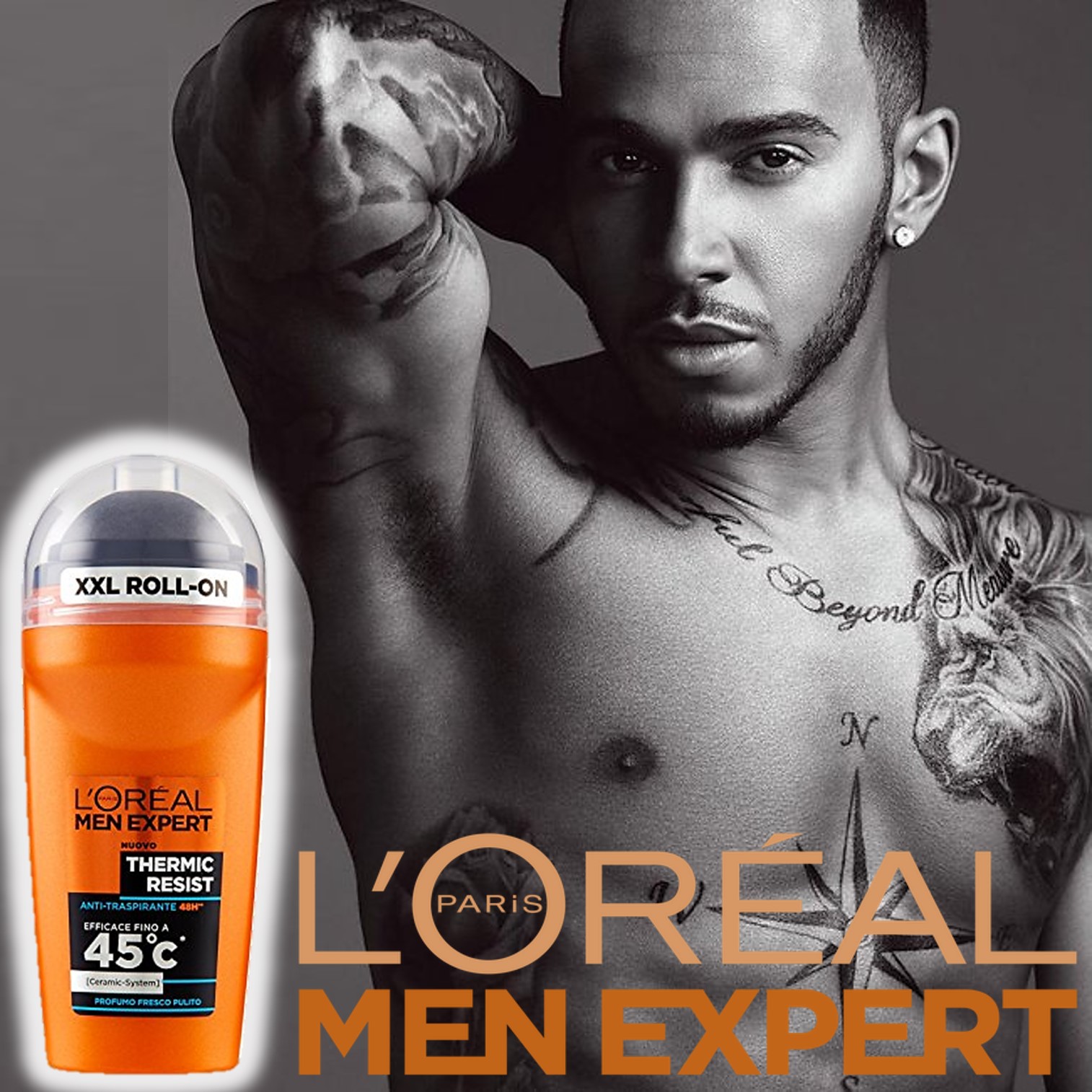 L’Oreal Men Expert Thermic Resist Heat Rush Protection 48H Anti Perspirant XXL Roll On 50ml. ผลิตภัณฑ์ระงับกลิ่นกายแบบลูกกลิ้งสำหรับผู้ชาย