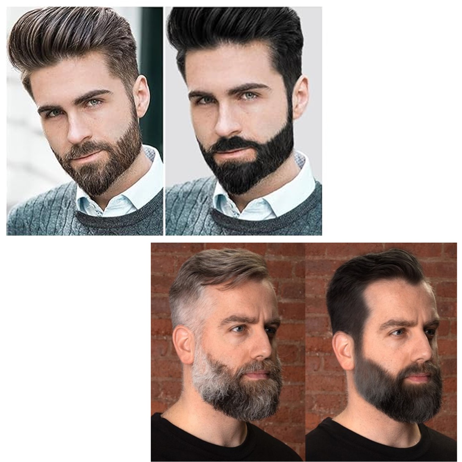 GLAM Paris LifeColor 1.0 Natural Black Hair color For Men ผลิตภัณฑ์เปลี่ยนสีผมผู้ชายสีดำธรรมชาติสูตรออแกนิคติดทนนาน