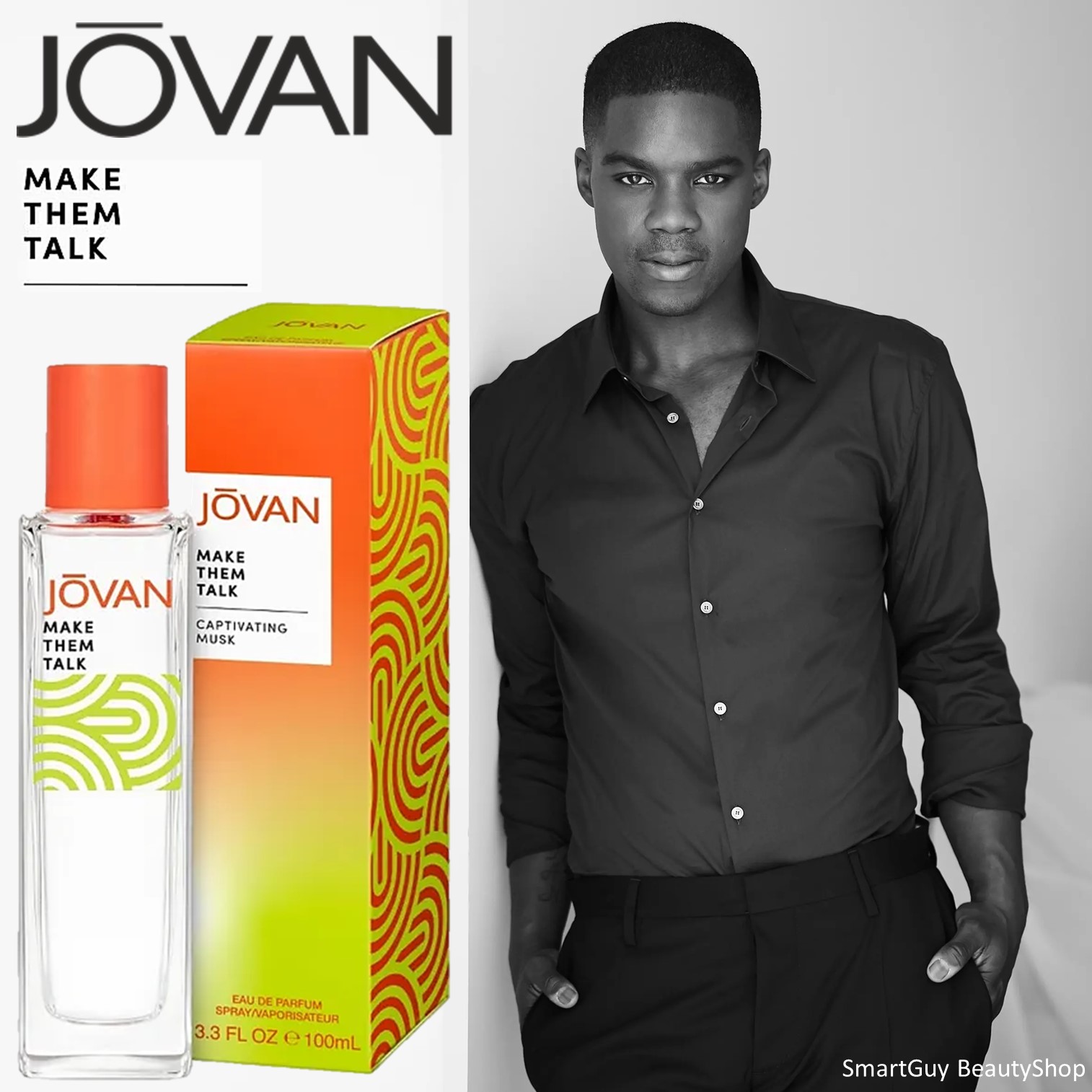 Jovan Make Them Talk Captivating Musk 100ml น้ำหอมสำหรับทุกเพศกลิ่นหอมใหม่สุดพิเศษรับประกันลิขสิทธิ์แท้นำเข้าจากออสเตรเลียพร้อมส่ง