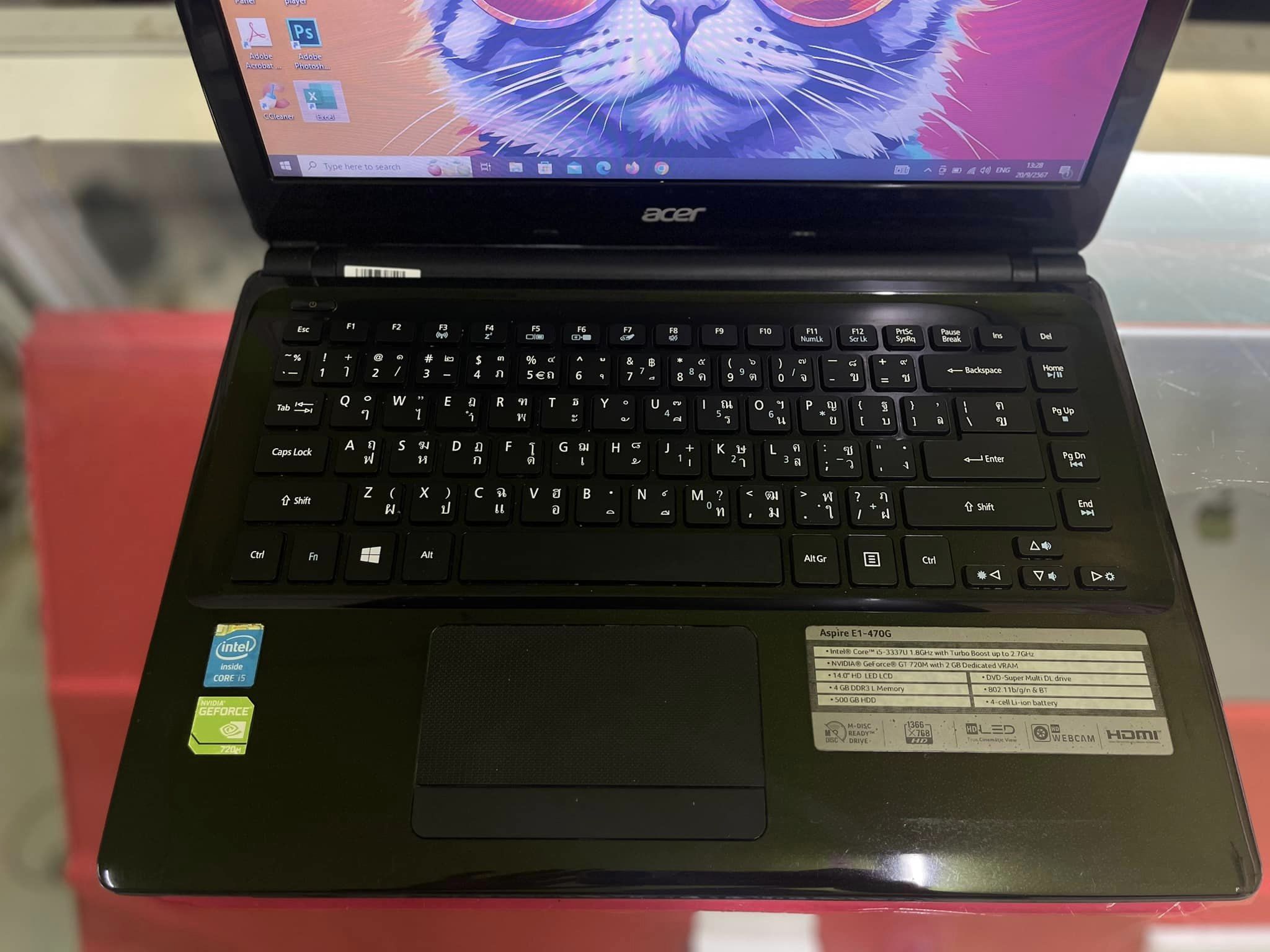 ขายโน๊ตบุ๊ค Acer Aspire E1 จอ 14 นิ้ว Core i5 การ์ดจอ 2GB เครื่องสวย จอใส แบตดี
