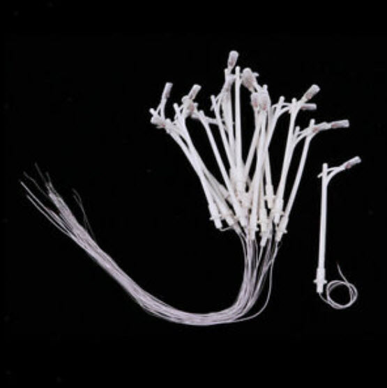 เสาไฟถนนกิ่งเดี่ยว 3V สูง 5.4 ซ.ม. / ชุด 5 ต้น