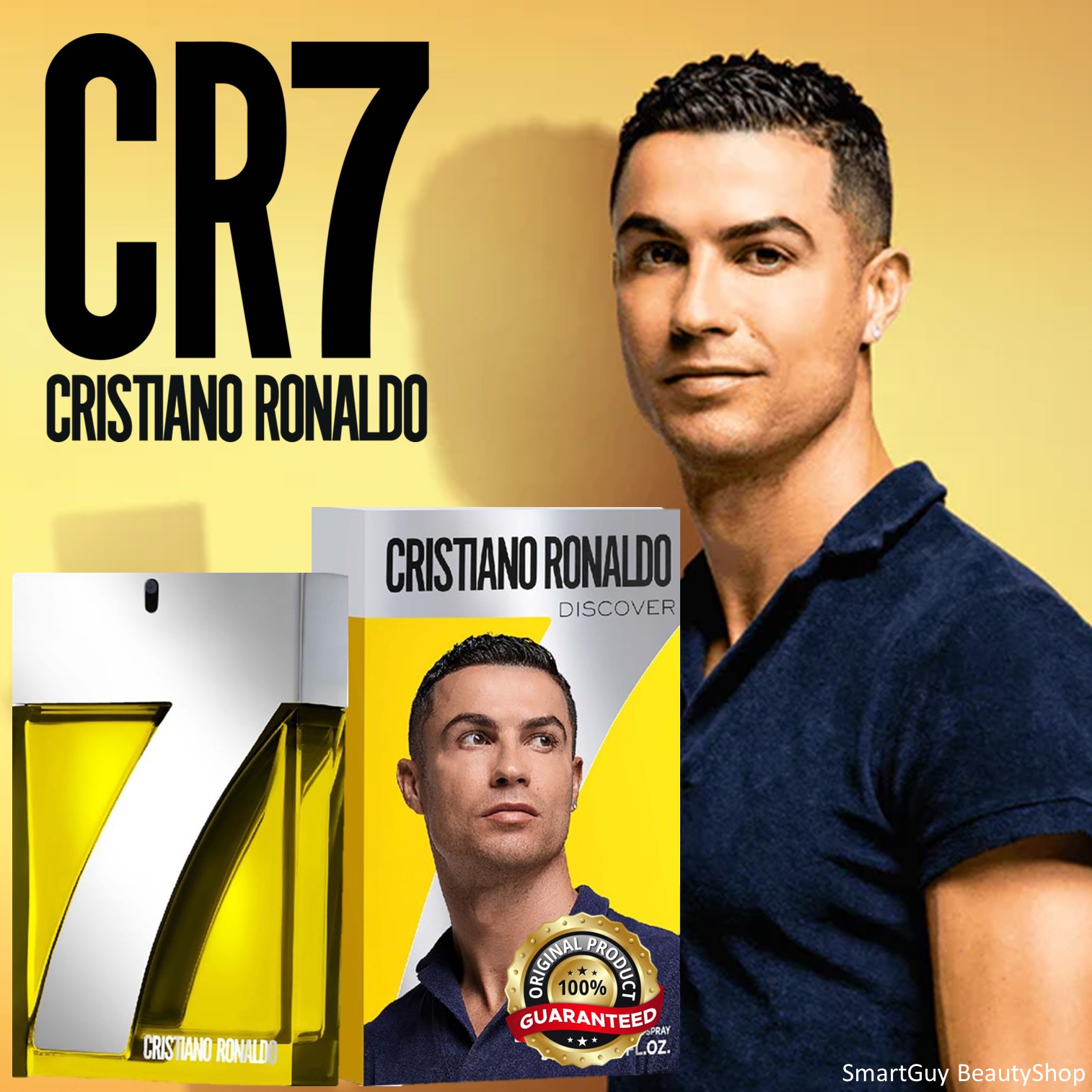 CRISTIANO RONALDO DISCOVER Eau De Toilette 100ml น้ำหอมผู้ชายกลิ่นสดชื่นรุ่นพิเศษลิขสิทธิ์แท้นำเข้าจากออสเตรเลียของแท้พร้อมส่ง