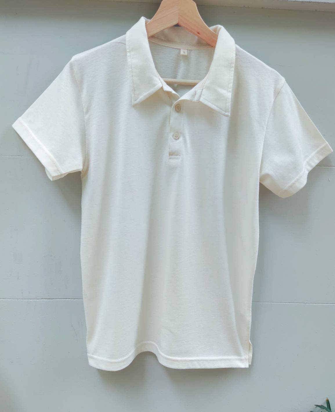 เสื้อเชิ๊ตโปโล Organic cotton100% Size:M ชาย