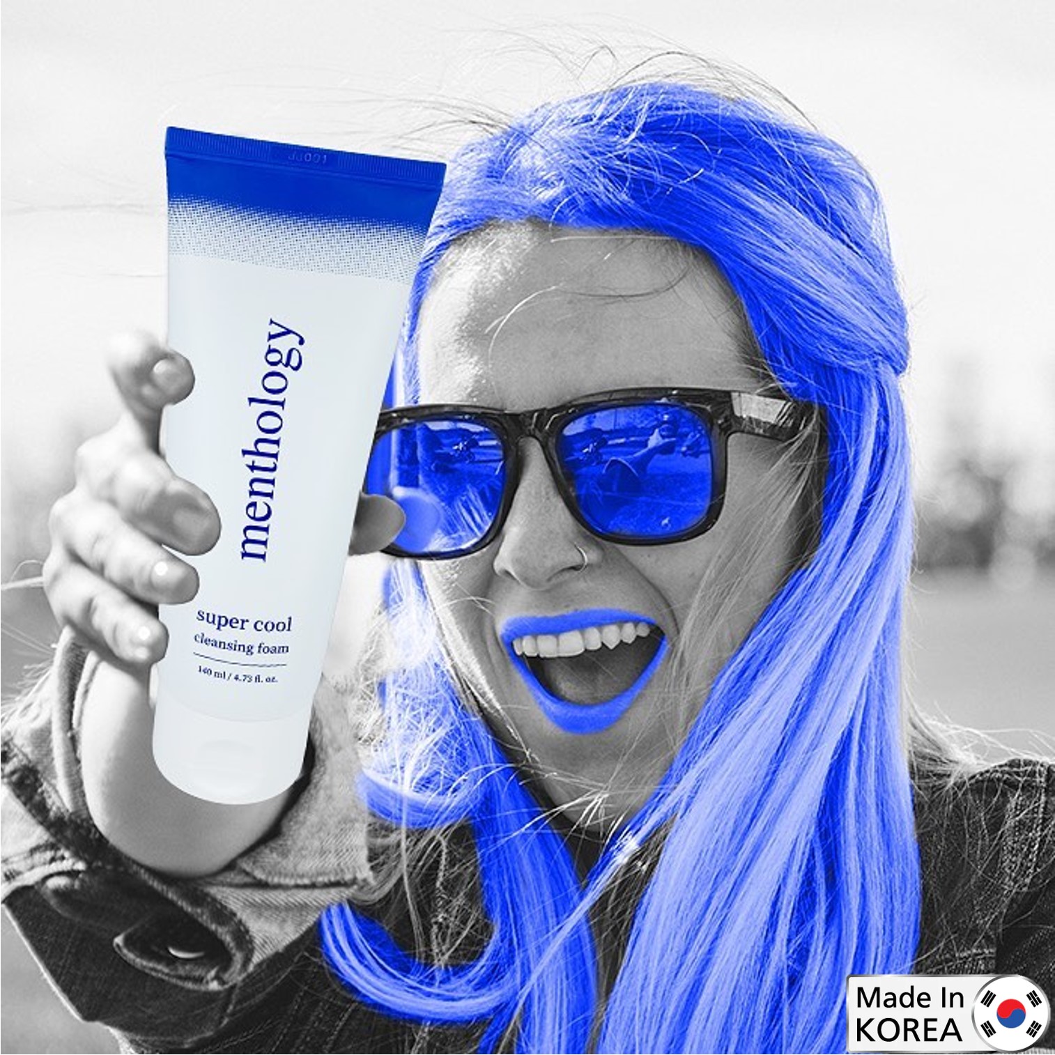 Menthology Super Cool Facial Wash 140ml คลีนเซอร์ทำความสะอาดผิวหน้าสูตรพิเศษจากเกาหลีของแท้พร้อมส่ง