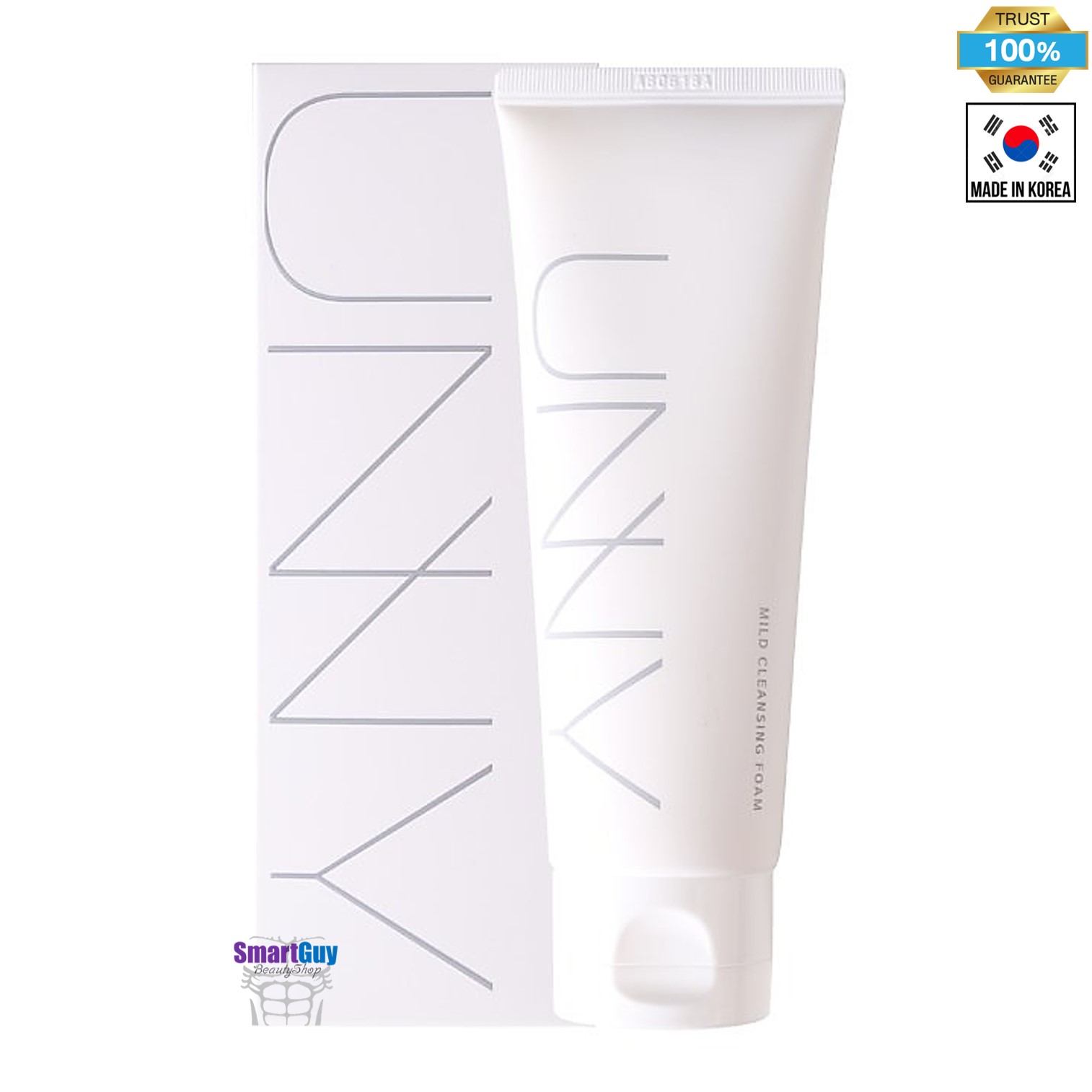 คลีนซิ่งโฟมทำความสะอาดผิวหน้าของแท้จากเกาหลีสูตรพิเศษ CLUB UNNY Mild Cleansing Foam 120g.