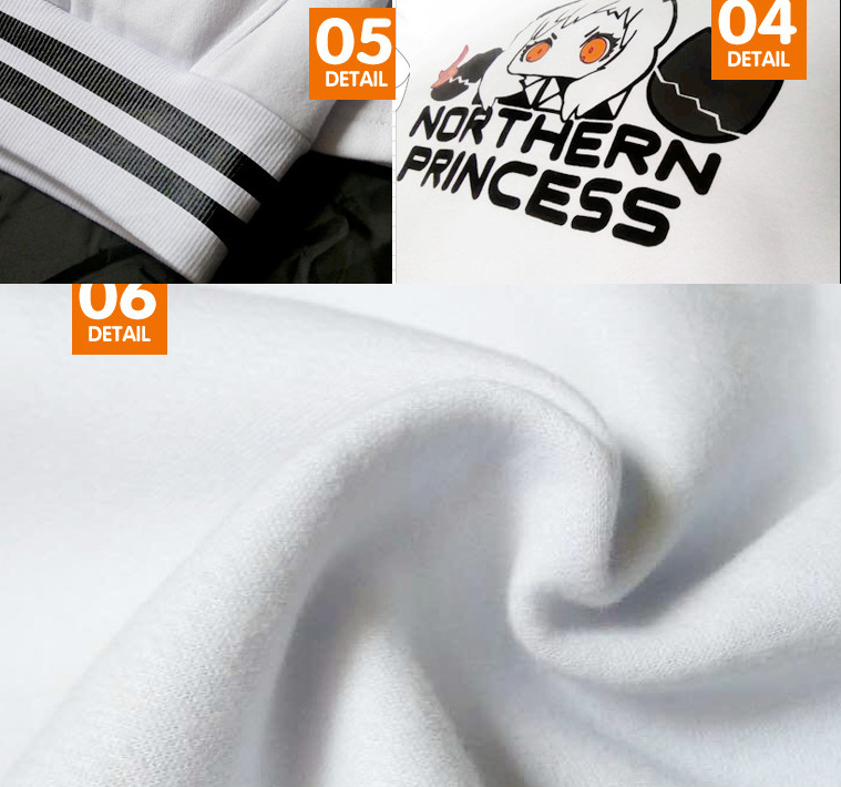 เสื้อกันหนาวมีฮู้ดสไตล์ญี่ปุ่น Kantai Collection เรือรบโมเอะ