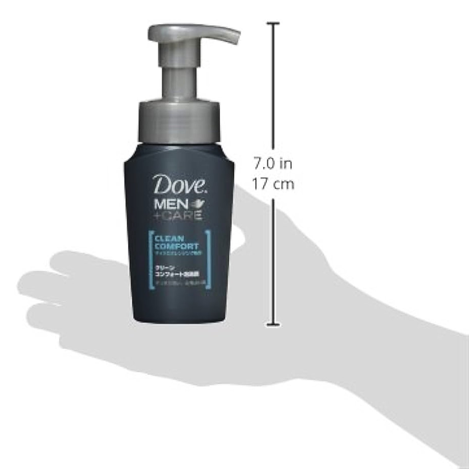 DOVE MEN+CARE Clean Comfort Foam Face Wash 130ml ผลิตภัณฑ์ทำความสะอาดผิวหน้าผู้ชายสูตรพิเศษสินค้านำเข้าจากญี่ปุ่นของแท้พร้อมส่ง