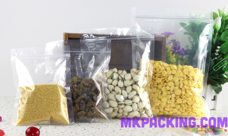 ถุงพลาสติกใส ซิปล็อค ตั้งไม่ได้ ขนาด 10x15cm