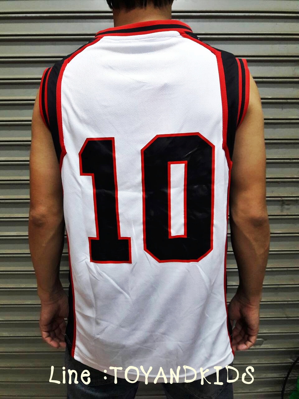 ชุดบาส SEIRIN No.10 สีขาว V1