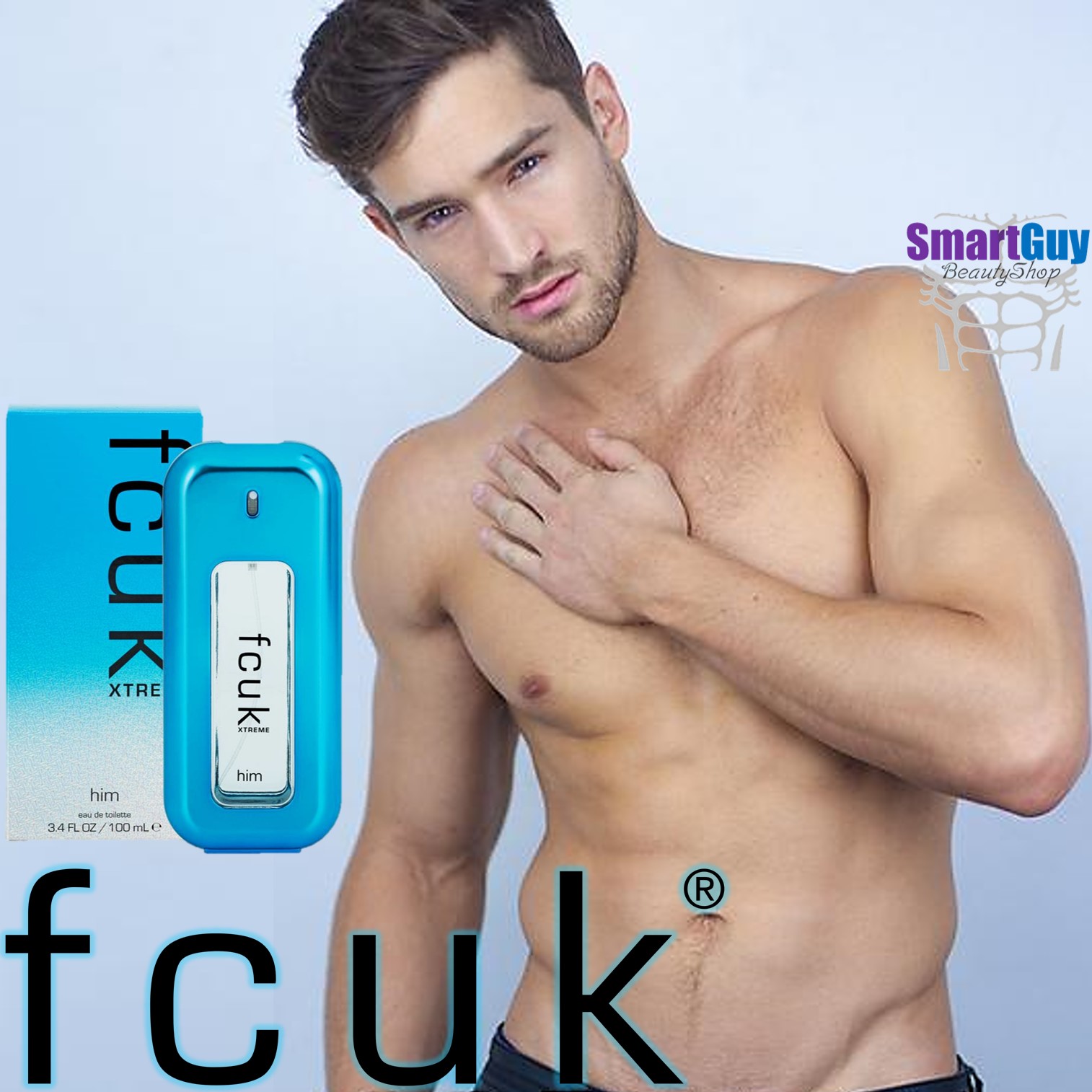 FCUK XTREME HIM Eau De Toilette 100ml. น้ำหอมลิขสิทธิ์ของแท้จากfcukสำหรับผู้ชายกลิ่นใหม่หอมเย็นสุดคูลในแบบสปอร์ตแมนผสานความเซ็กซี่ชวนเข้ามาสัมผัส
