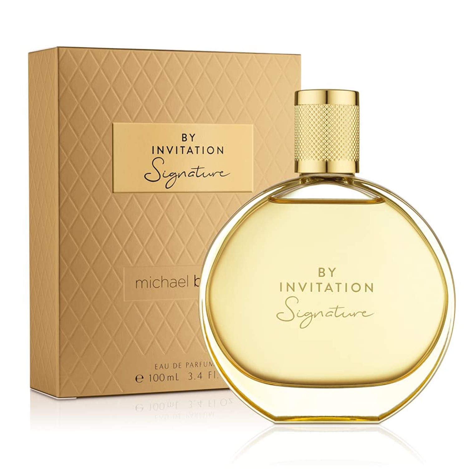 By Invitation Signature from Michael Bublé Eau de Parfum 100ml น้ำหอมผู้หญิงกลิ่นหอมหวานผสานความมั่นใจในแบบสาวเท่ห์สินค้ารับประกันลิขสิทธิ์แท้จากต่างประเทศพร้อมส่ง