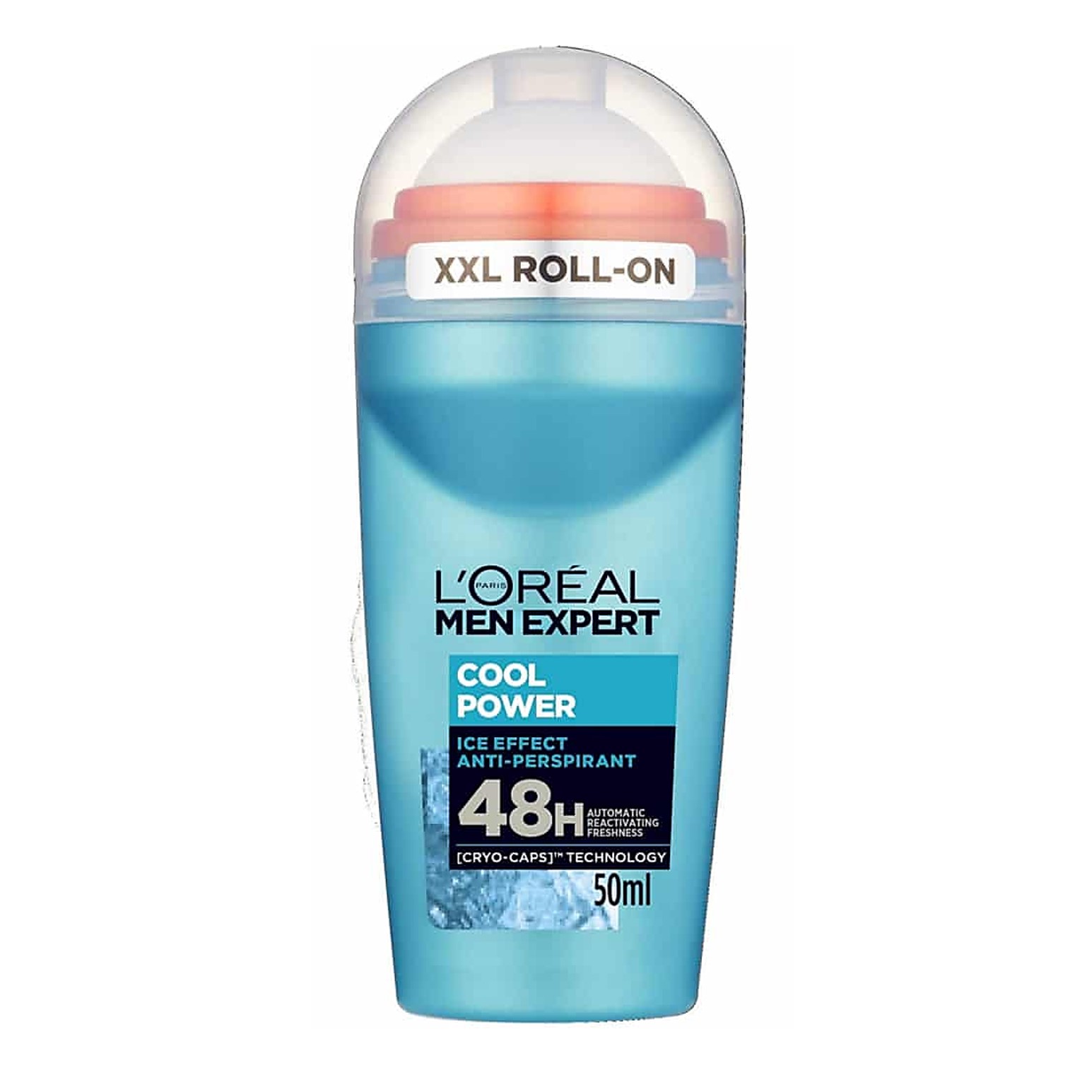 L’oreal Men Expert Cool Power 48H Anti-Perspirant Deodorant Roll On 50ml ลูกกลิ้งระงับกลิ่นใต้วงแขนกลิ่นหอมพิเศษของแท้จากต่างประเทศ