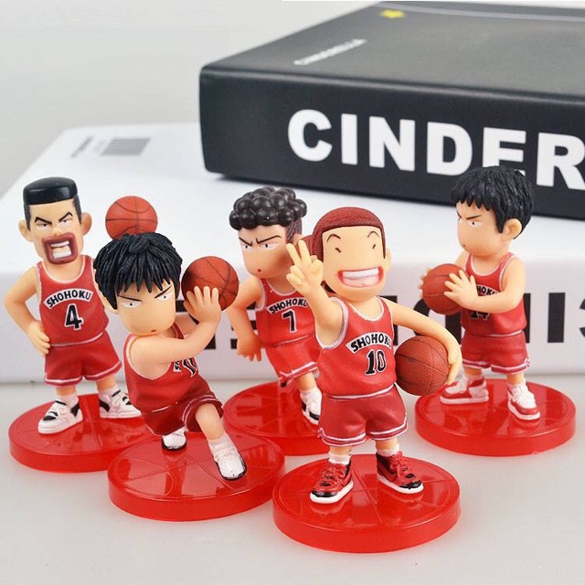 Slamdunk 5 ตัว กล่อง (ชุดแดง)