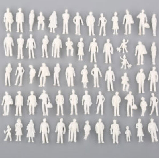 คน (Street people) สเกล 1:150 คละ / 100 คน