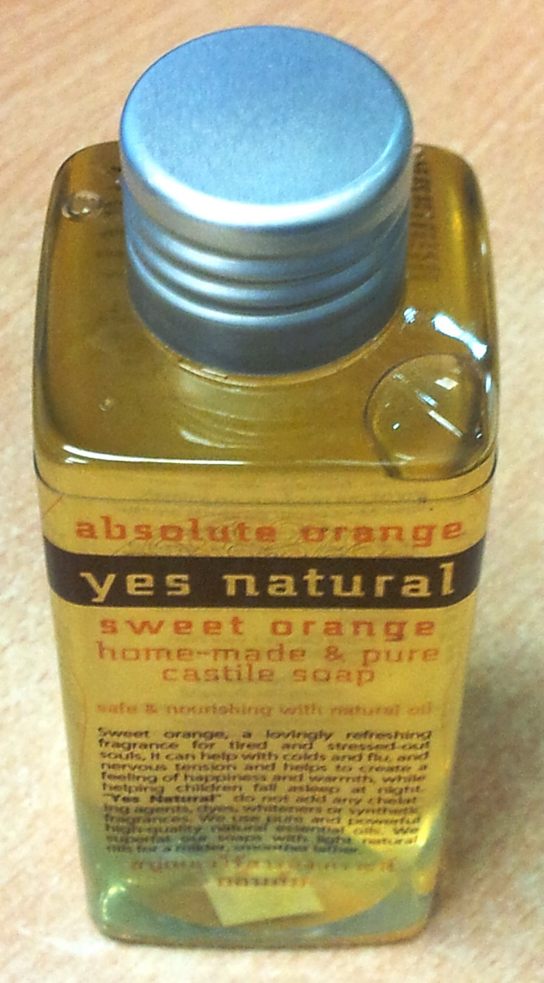 absolute orange สบู่เหลวไร้สารสังเคราะห์ กลิ่นส้ม 120 ml Orange Castile Liquid Soap 120 ml