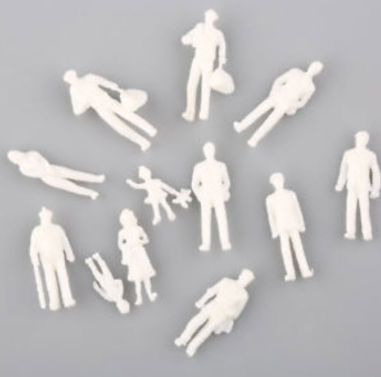 คน (Street people) สเกล 1:150 คละ / 100 คน