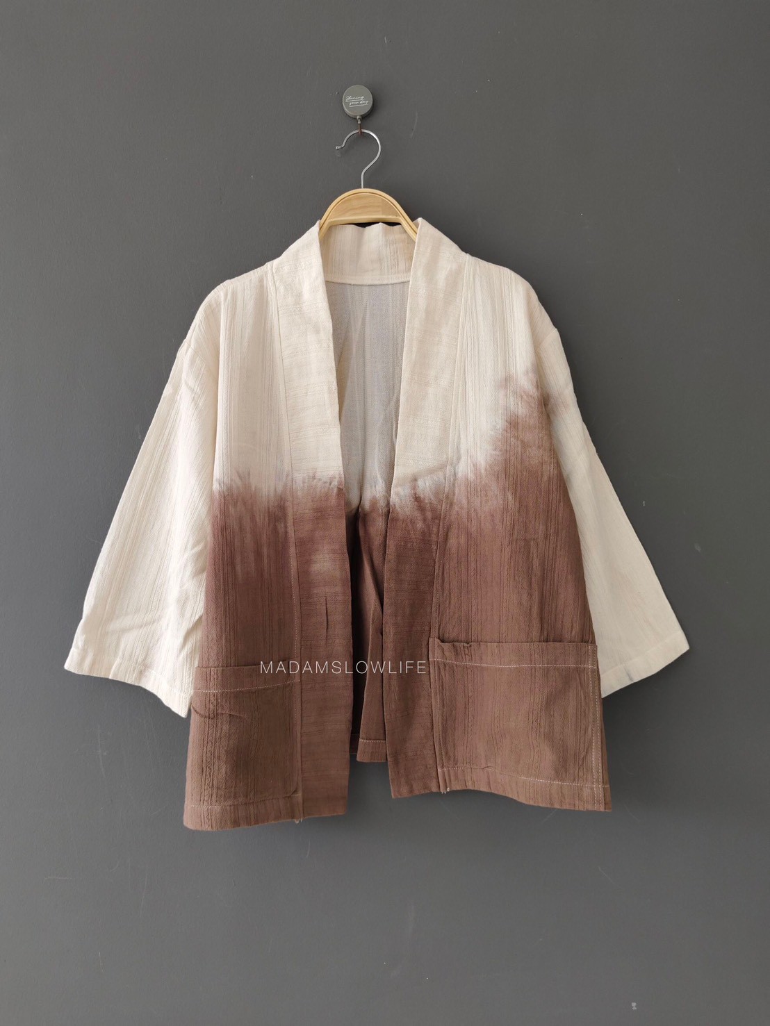 เสื้อคลุมยูกาตะ มี 2 สีครามและน้ำตาล size: F (รับผลิตออเดอร์)