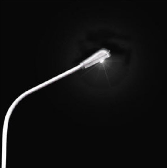 เสาไฟโลหะ LED 3 โวลต์ สูง 10 ซ.ม. / ต้น