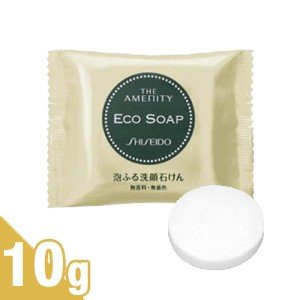 SHISEIDO THE AMENITY ECO SOAP (ซองสีทอง) ใช้ทำความสะอาดหน้า 10g.