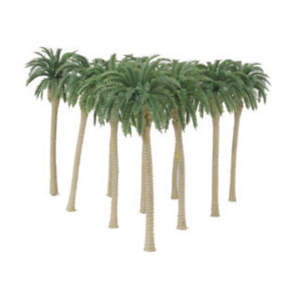ต้นมะพร้าว (สเกล 1:150) สูง 7 ซ.ม. / 10 ต้น