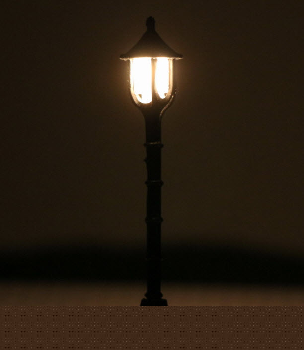 เสาไฟทางเดินโคมเดี่ยว 6V สูง 6 ซ.ม. / 5 ต้น