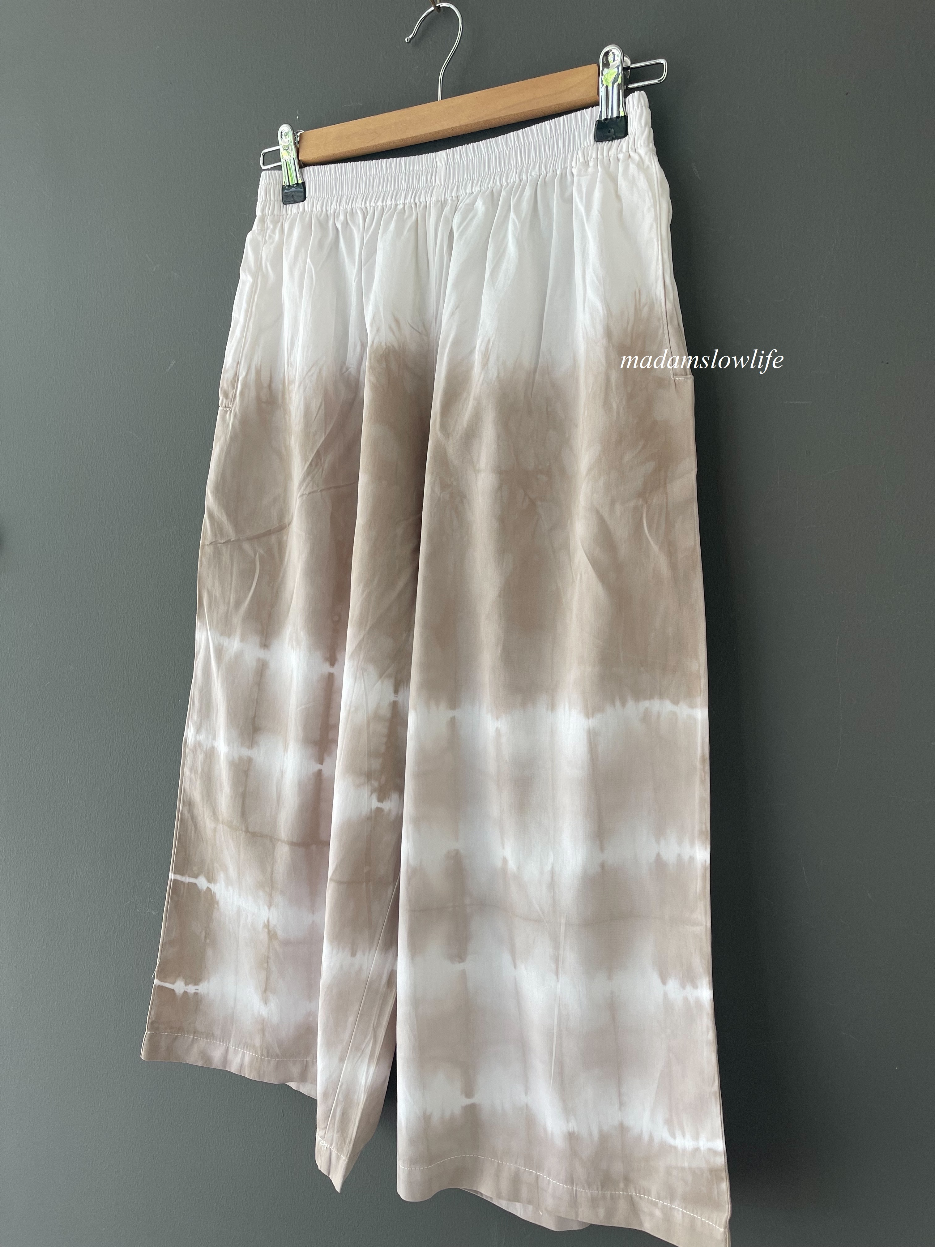 กางเกง5ส่วน ผ้าคอตตอนมัดย้อมสีปลอดสารพิษ มี 2 ขนาด