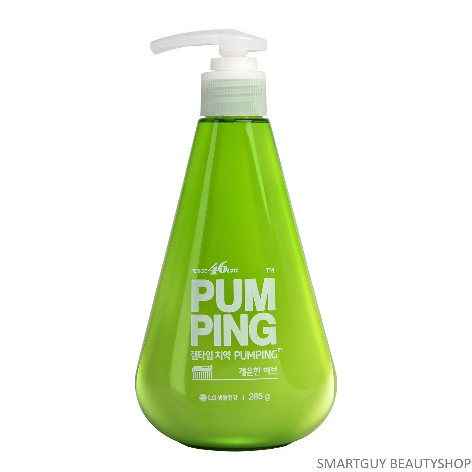 PERIOE 46cm PumPing Gel Type HERB Toothpaste 285g ยาสีฟันเนื้อเจลทำความสะอาดช่องปากได้อย่างหมดจดสูตรพิเศษจากเกาหลี