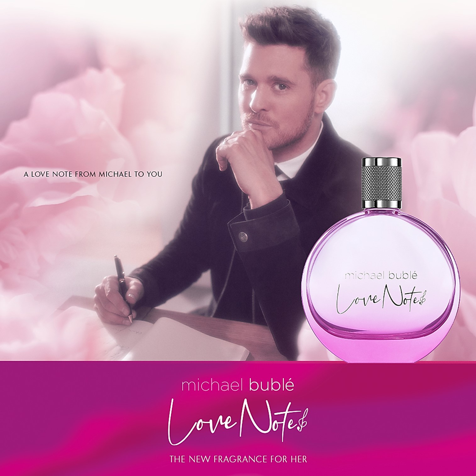 Michael Buble Love Note Eau De Parfum 100ml น้ำหอมกลิ่นหอมหวานหรูหราสุดพิเศษสำหรับทุกเพศสินค้านำเข้าจากต่างประเทศรับประกันของแท้พร้อมส่ง