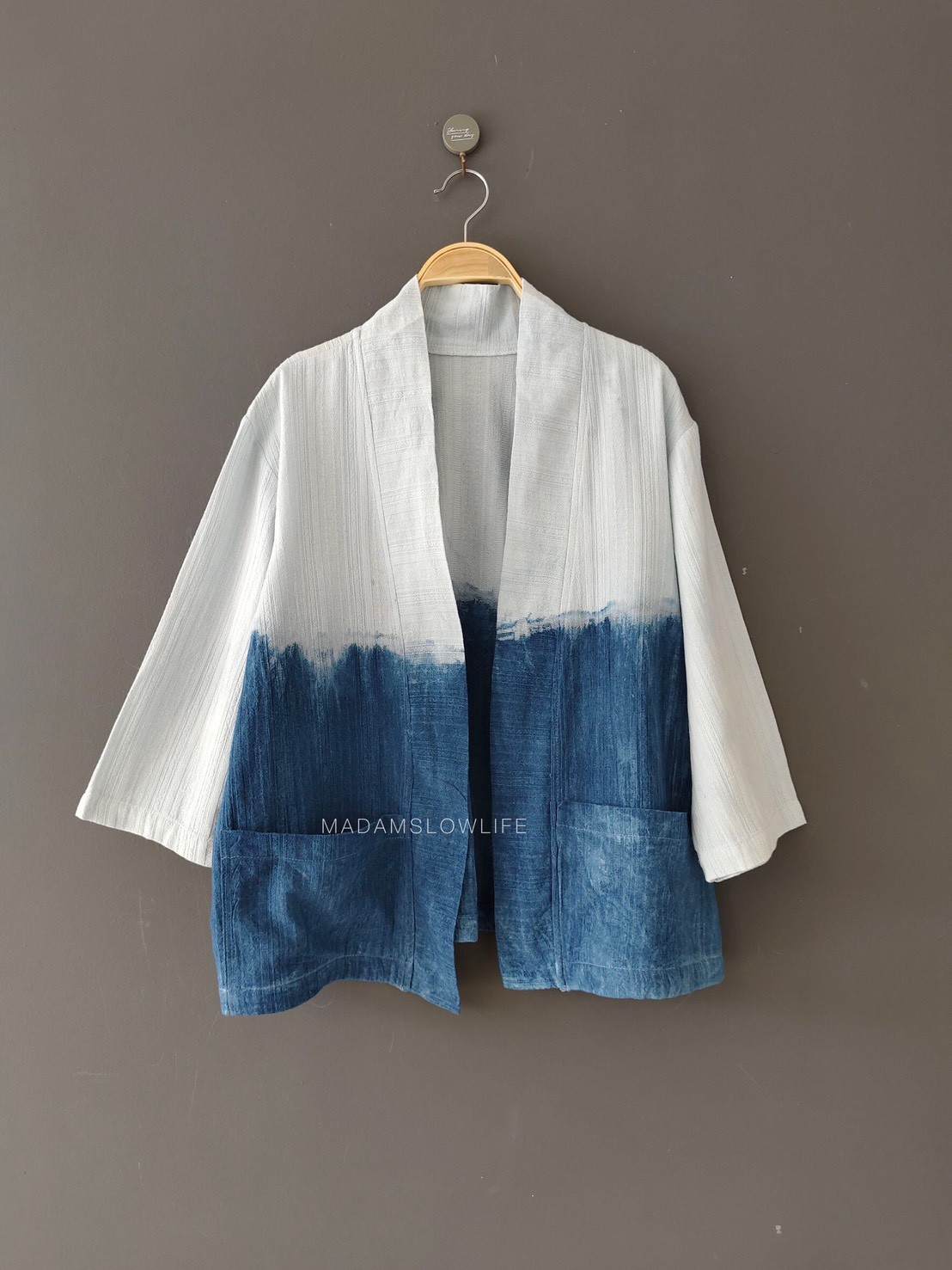 เสื้อคลุมยูกาตะ มี 2 สีครามและน้ำตาล size: F (รับผลิตออเดอร์)