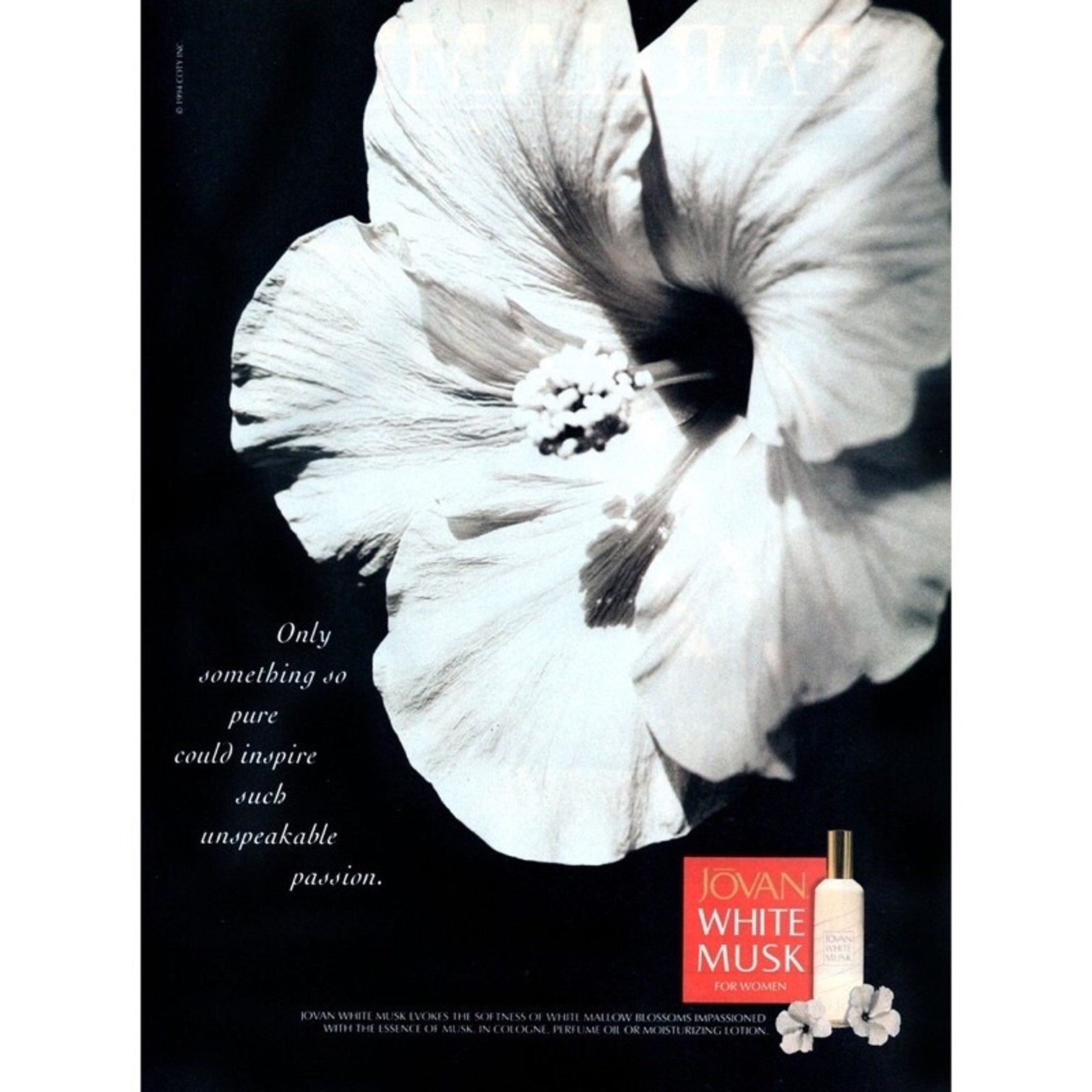 White Musk by Jovan Cologne for Women 96ml น้ำหอมลิขสิทธิ์แท้สำหรับผู้หญิงกลิ่นใหม่ล่าสุดรุ่นพิเศษจากJovan Musk