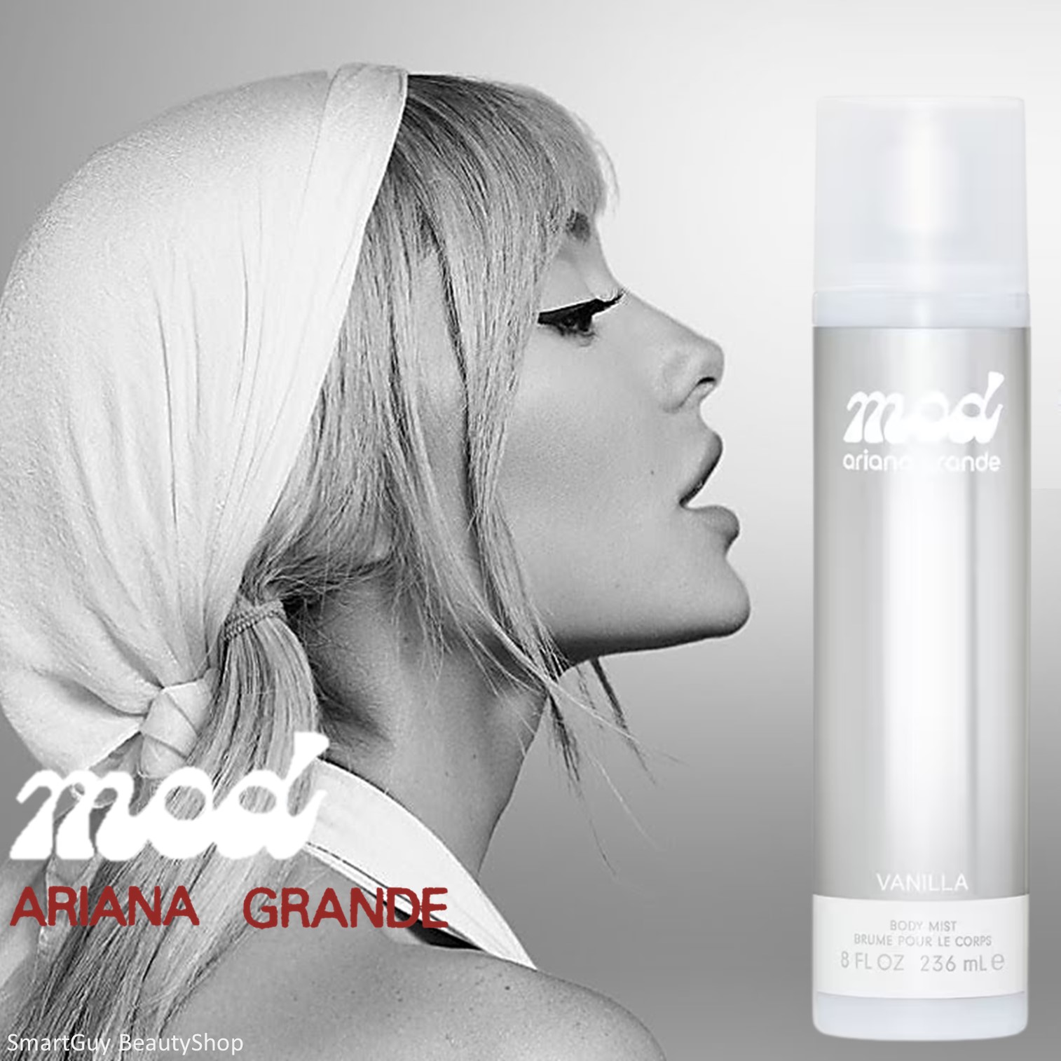 Ariana Grande Mod Blush and Mod Vanilla Body Mist 236ml สเปรย์น้ำหอมสำหรับผิวกายกลิ่นหอมใหม่สุดพิเศษจากนักร้องสาวสวยสินค้านำเข้าลิขสิทธิ์แท้จากออสเตรเลียพร้อมส่ง