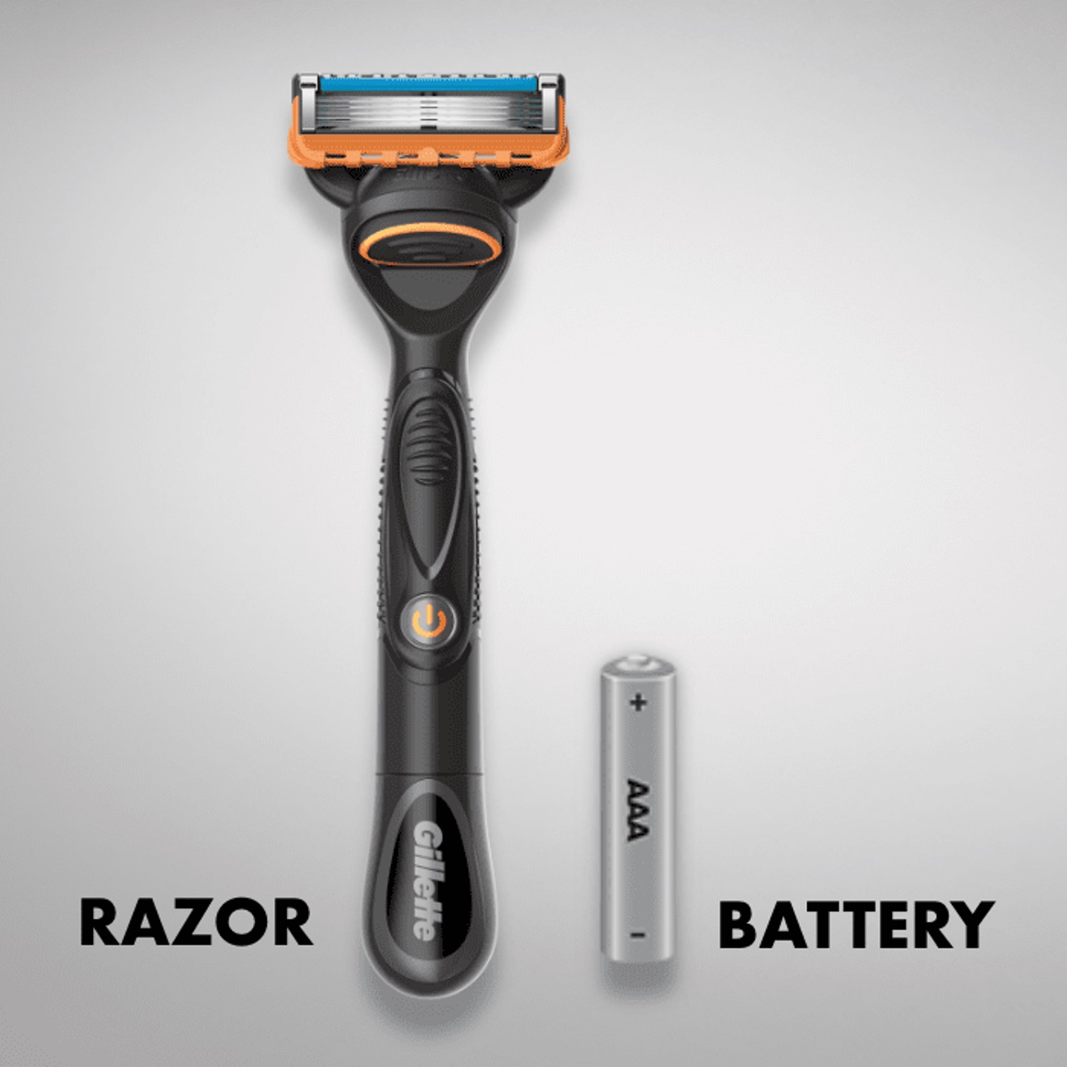 Gillette Fusion 5 Power Razor Each มีดโกนระบบสั่นรุ่นพิเศษ 5 ใบมีดสินค้านำเข้าจากออสเตรเลีย
