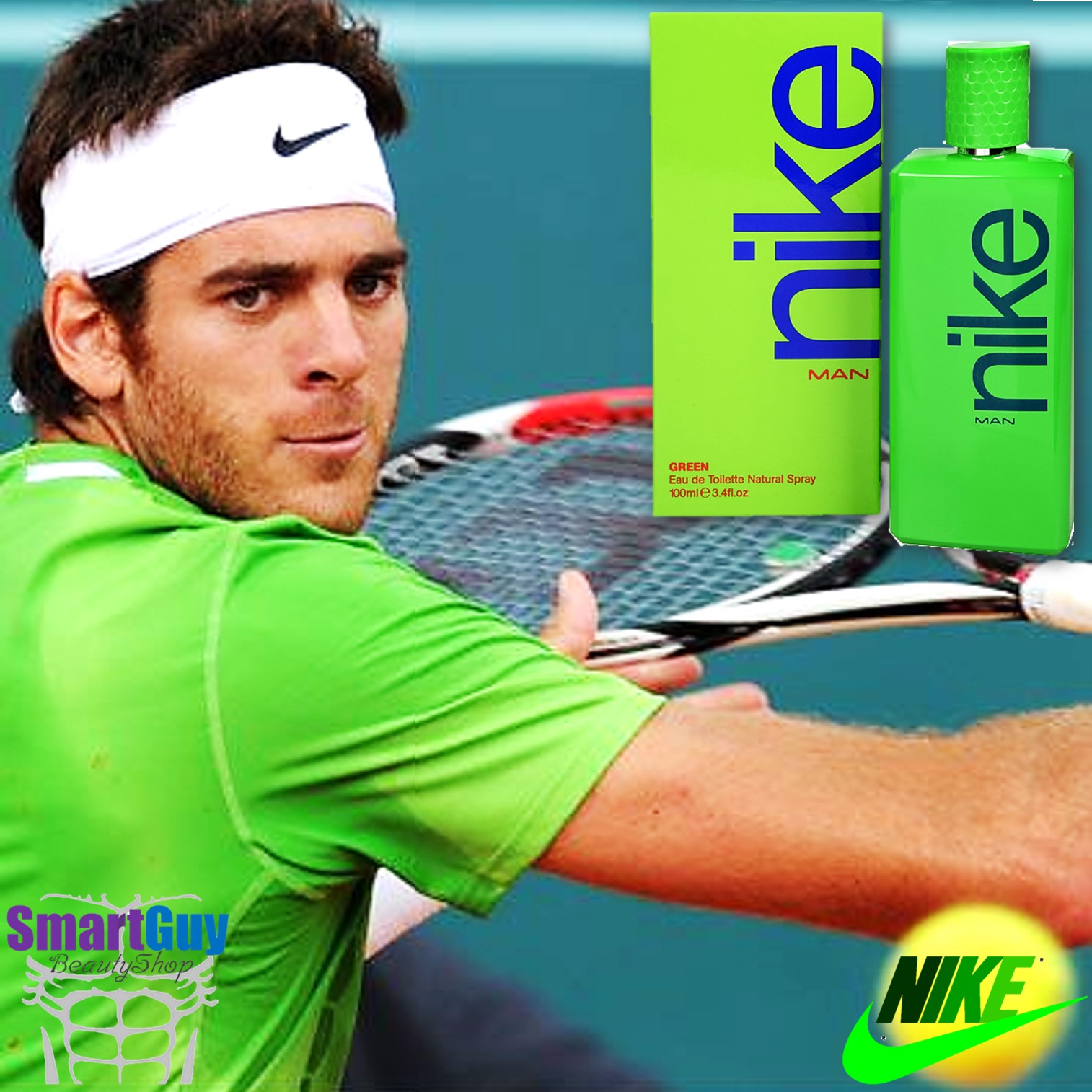 NIKE MAN Green Eau De Toilette Natural Spray 100ml. น้ำหอมลิขสิทธิ์แท้จากไนกี้สำหรับผู้ชายกลิ่นหอมเย็นสปอร์ตแมนผสานความเซ็กซี่น่าค้นหาชวนเข้ามาสัมผัสใกล้ๆ