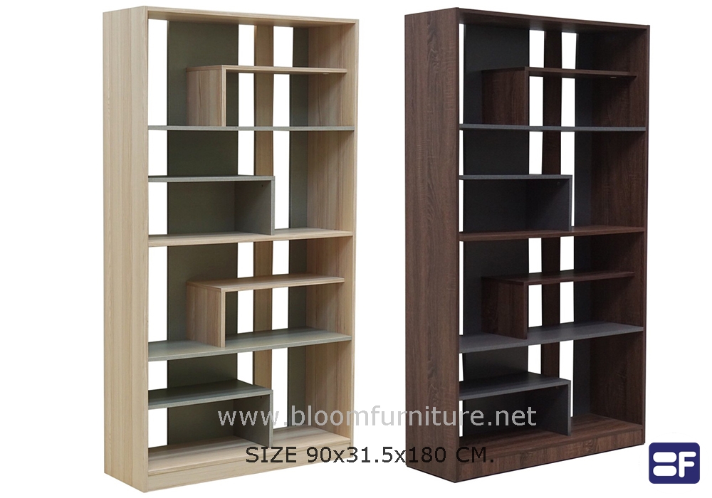 *พร้อมส่ง* ชั้นโชว์ ชั้นวางหนังสือ ขนาด 90x31.5x180 ซม.