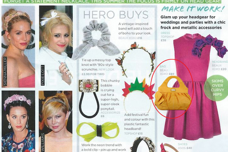 XOXO Beau Vinyl Tote Handbags Purse in Yellow