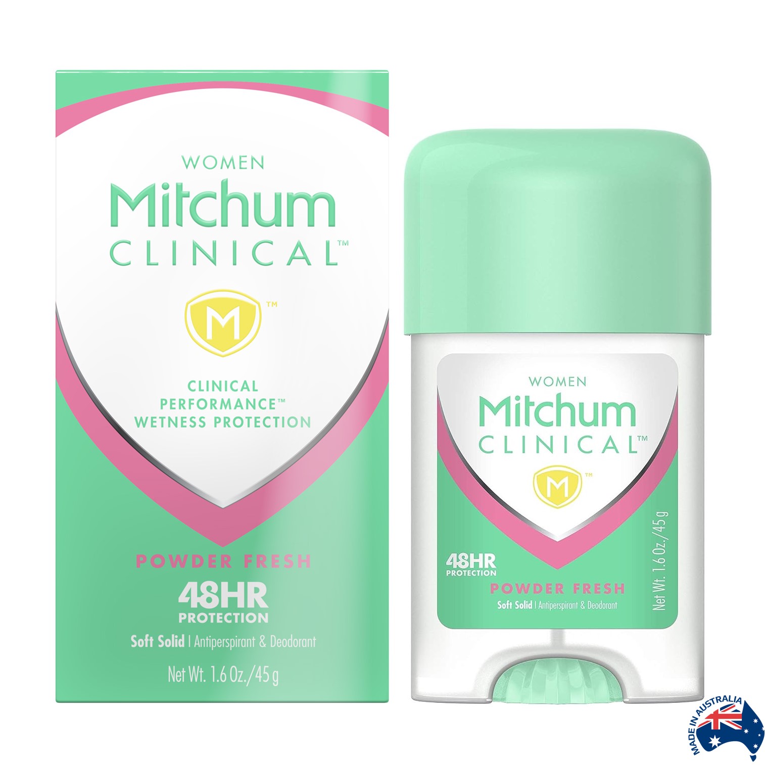 Mitchum Clinical 48Hr Protection Powder Fresh for Women 45g ผลิตภัณฑ์ระงับกลิ่นใต้วงแขนสำหรับผู้ชายแบบแท่งสติ๊กกลิ่นหอมใหม่สุดพิเศษจากต่างประเทศพร้อมส่ง
