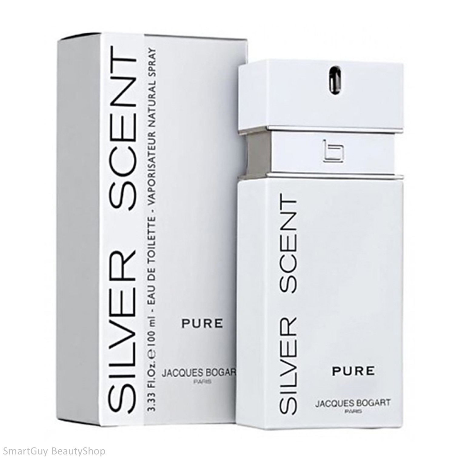 Jacques Bogart Paris Silver Scent Pure EDT For Men 100ml น้ำหอมผู้ชายกลิ่นหอมแนวสปอร์ตเฟรชสดชื่นมีเสน่ห์ไม่เหมือนใครรับประกันของแท้พร้อมส่ง