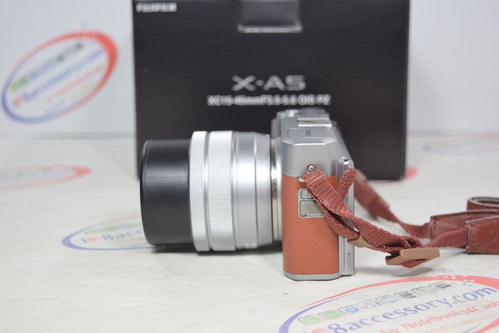 ขายกล้อง Fujifilm X-A5 + เลนส์ 15-45mm สีน้ำตาล มี Wifi กล้องศูนย์ไทย อุปกรณ์ครบ