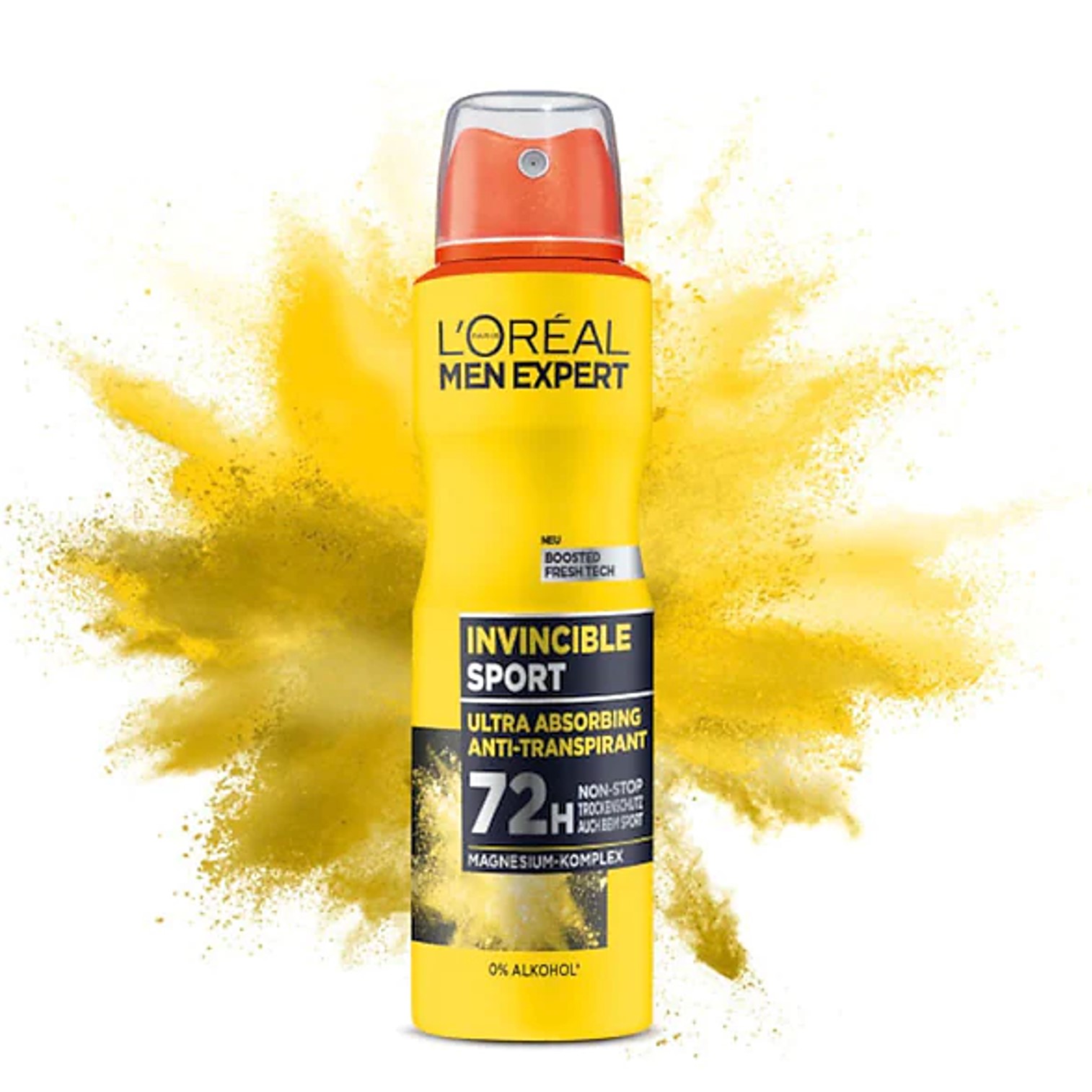 L’oreal Men Expert Deo Spray Invincible Sport 72h 150ml สเปรย์ระงับกลิ่นกายกลิ่นหอมพิเศษสำหรับผู้ชายสินค้านำเข้าจากต่างประเทศพร้อมส่ง