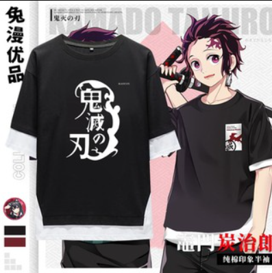 เสื้อยืดแขนสั้น ดาบพิฆาตอสูร Kimetsu no Yaiba