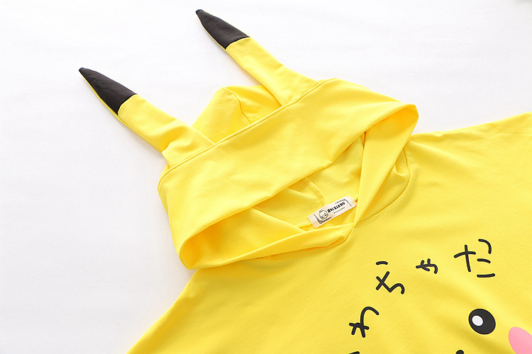 เสื้อฮู้ด Pikachu Pika Pika มาพร้อมหูพิคาชูสุดน่ารัก