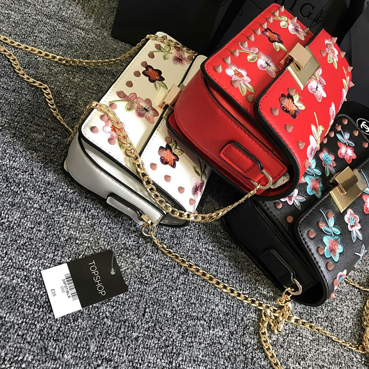 TOPSHOP Rosie Floral Study Crossbody Bag