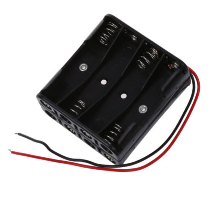 กล่องแบตเตอรี่ 8 x AAA (12V)