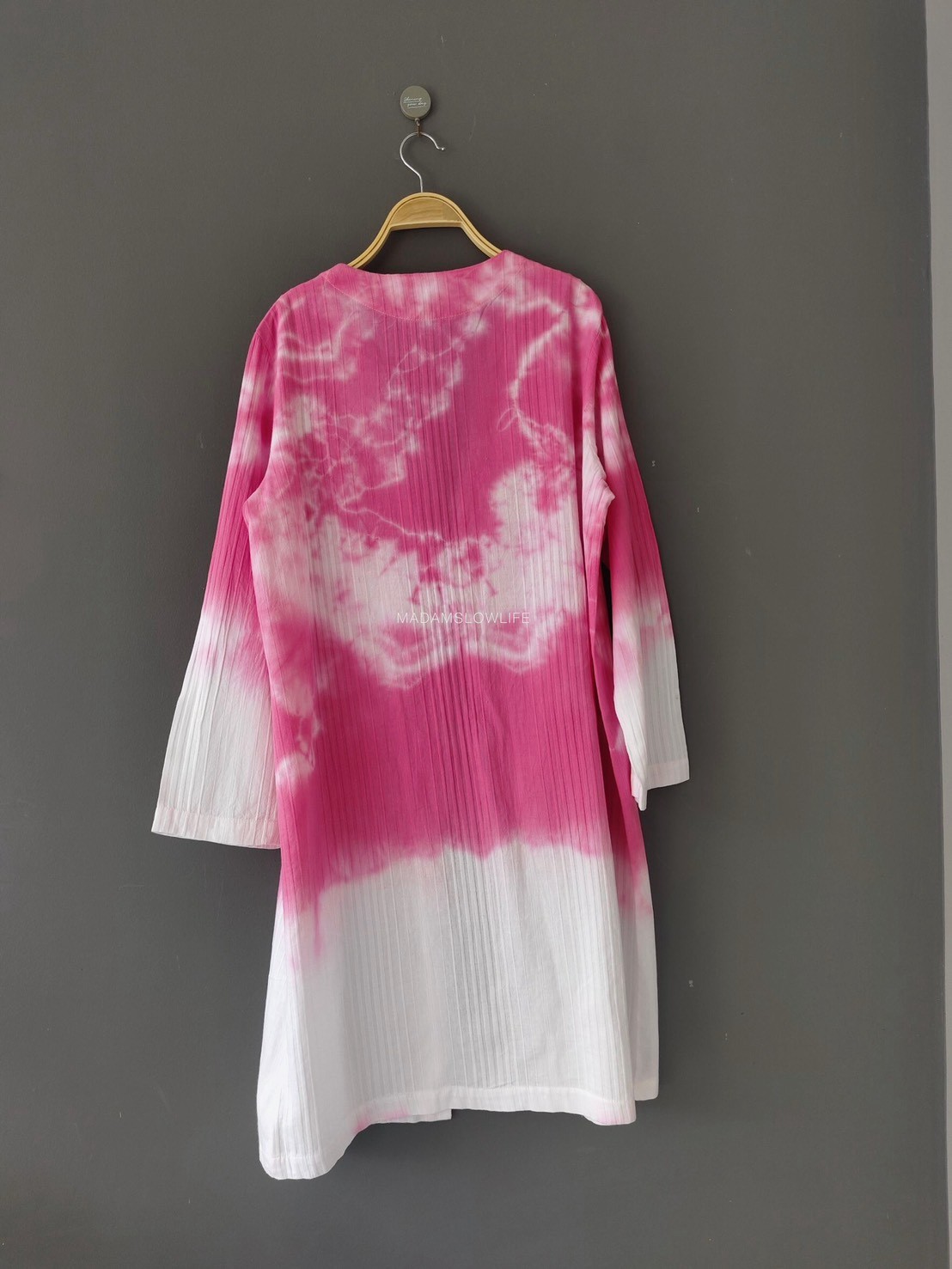 เสื้อคลุมยาวมัดย้อม Size :F